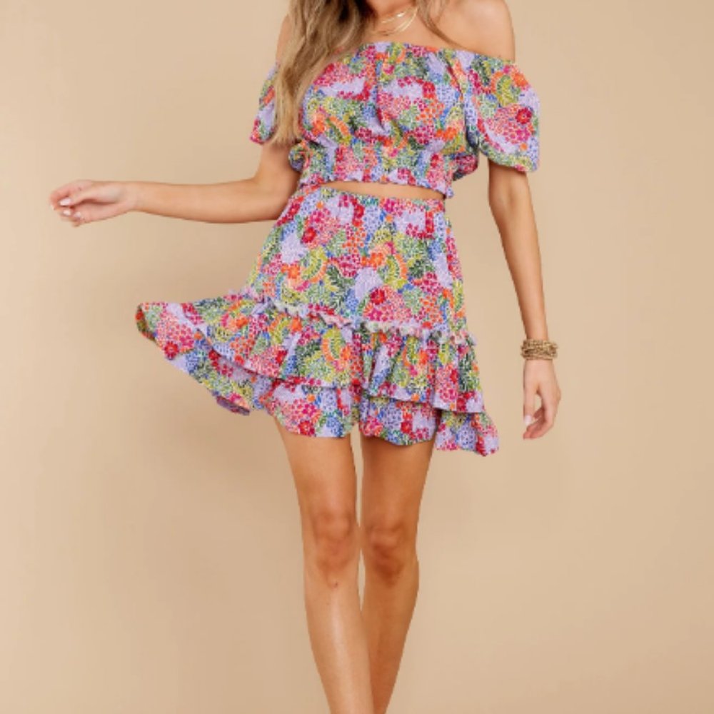 Lavender Floral Spring Top